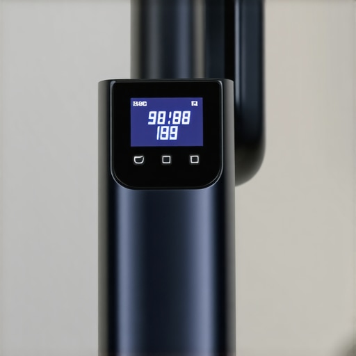 High-Quality Ebike Battery Close-up image of a lithium-ion ebike battery with digital display, highlighting advanced technology